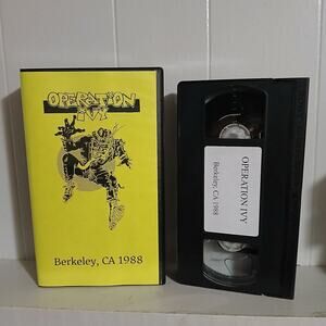 Operation Ivy VHS Live Gilman St Berkeley CA 1988 Ska Punk Rock Live Concert